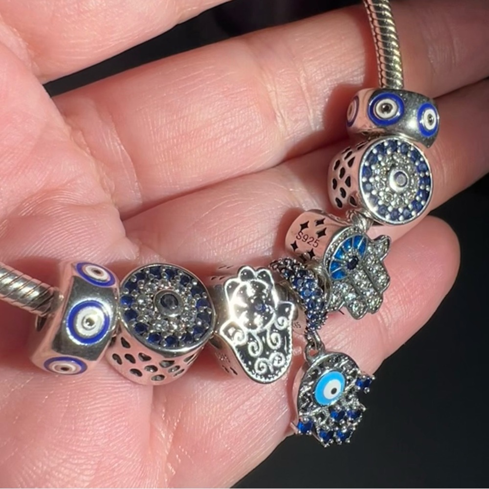 Dazzling Hamsa Dangle Charm (One) - image 7